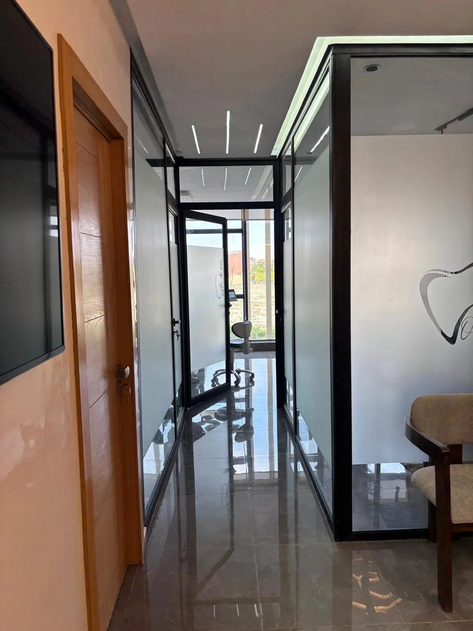Couloir du cabinet dentaire